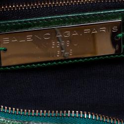 Pre Owned Balenciaga Pine Leather Classic City RH Tote