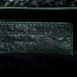Pre Owned Balenciaga Pine Leather Classic City RH Tote