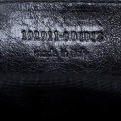 Pre Owned Balenciaga Anthracite Leather Giant 21 Hardware Slim Hobo