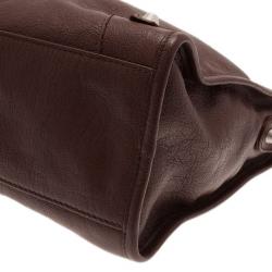مملوكة مسبقًا Balenciaga Brown Leather Giant City Tote