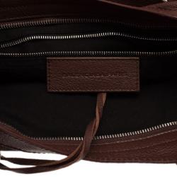 مملوكة مسبقًا Balenciaga Brown Leather Giant City Tote