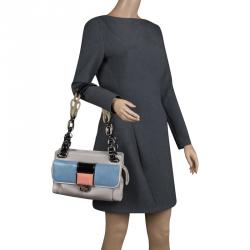 Pre Owned Balenciaga Multicolor Leather Cherche Midi Shoulder Bag