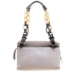 Pre Owned Balenciaga Multicolor Leather Cherche Midi Shoulder Bag