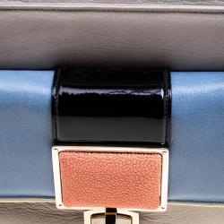 Pre Owned Balenciaga Multicolor Leather Cherche Midi Shoulder Bag