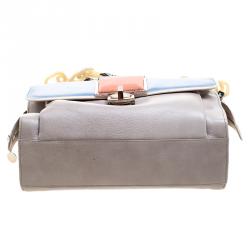 Pre Owned Balenciaga Multicolor Leather Cherche Midi Shoulder Bag
