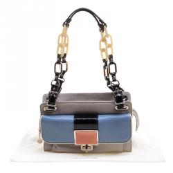 Pre Owned Balenciaga Multicolor Leather Cherche Midi Shoulder Bag