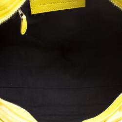 Pre Owned Balenciaga Yellow Leather Classic City GSH Tote