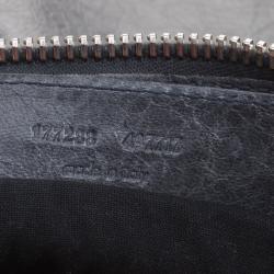 Balenciaga Grey Leather Giant Hobo