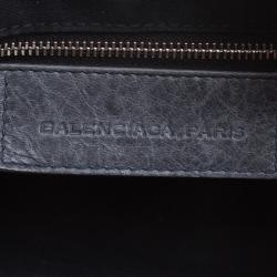 Balenciaga Grey Leather Giant Hobo