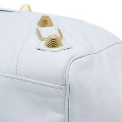 Balenciaga White Leather Giant Midday Bag