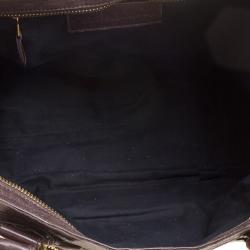 Pre Owned Balenciaga Brown Leather GGH Part Time Tote