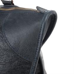 Pre Owned Balenciaga Charcoal Leather Work Tote