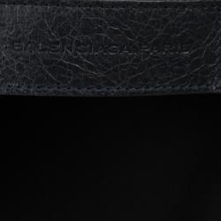 Pre Owned Balenciaga Charcoal Leather Work Tote
