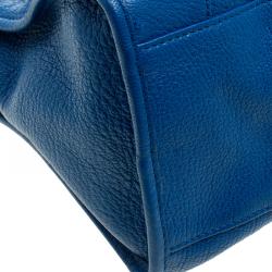 Pre Owned Balenciaga Dark Turquoise Leather Classic Metallic Edge City Bag