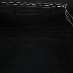 Pre Owned Balenciaga Black Leather Frame Bag