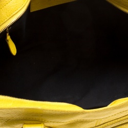 Pre Owned Balenciaga Curry Leather Giant 12 Gold Hardware Part Time Tote
