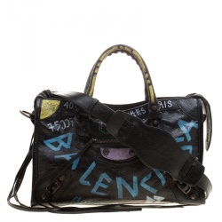 Balenciaga store graffiti tote