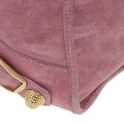 Pre Owned Balenciaga Pink Lambskin Giant Work