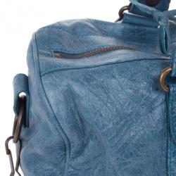 مملوكة مسبقًا Balenciaga Blue Leather Twiggy Bag