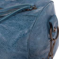 مملوكة مسبقًا Balenciaga Blue Leather Twiggy Bag