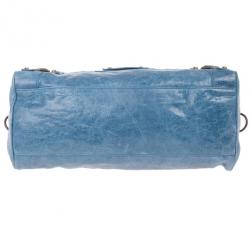 مملوكة مسبقًا Balenciaga Blue Leather Twiggy Bag