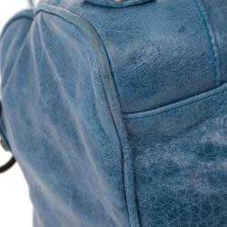 مملوكة مسبقًا Balenciaga Blue Leather Twiggy Bag