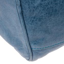 مملوكة مسبقًا Balenciaga Blue Leather Twiggy Bag