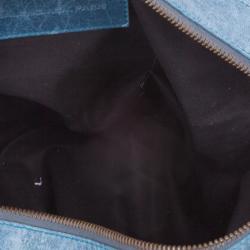 مملوكة مسبقًا Balenciaga Blue Leather Twiggy Bag