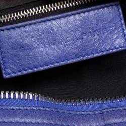 Pre Owned Balenciaga Lavander Leather Classic City Top Handle Bag