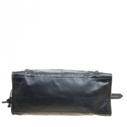 Pre Owned Balenciaga Anthracite Leather RH Part Time Top Handle Bag