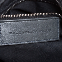 Pre Owned Balenciaga Anthracite Leather RH Part Time Top Handle Bag