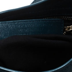 Pre Owned  Balenciaga Bleu Persian Leather Mini Classic Metallic Edge City Bag