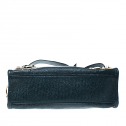 Pre Owned  Balenciaga Bleu Persian Leather Mini Classic Metallic Edge City Bag