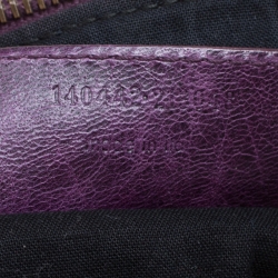 Balenciaga Raisin Leather Classic Day RH Hobo