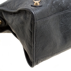 Pre Owned Balenciaga Gris Fossile Leather GH City Bag