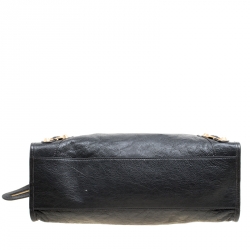 Pre Owned Balenciaga Gris Fossile Leather GH City Bag