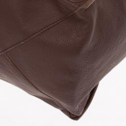 Pre Owned Balenciaga Brown Calfskin Papier A3