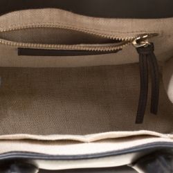 Pre Owned Balenciaga Black Leather Top Handle Bag