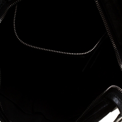 Pre Owned Balenciaga Black Leather City Silver Hardware Top Handle Bag