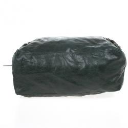 Pre Owned Balenciaga Green Lambskin Classic Day