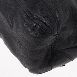 مملوكة مسبقًا Balenciaga Black Lambskin Giant Day