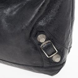 مملوكة مسبقًا Balenciaga Black Lambskin Giant Day