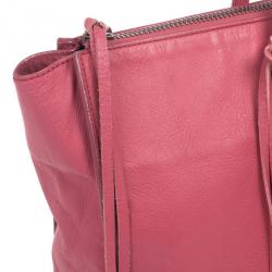 مملوكة مسبقًا Balenciaga Pink Calfskin Papier A5