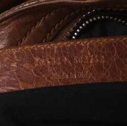 Pre Owned Balenciaga Automne Leather Giant Brogues Covered City  21 Part Time Tote      