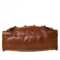 Pre Owned Balenciaga Automne Leather Giant Brogues Covered City  21 Part Time Tote      