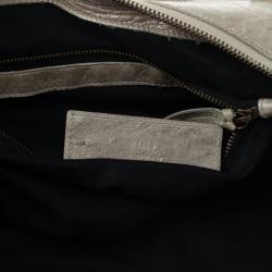 Balenciaga Grey Classic Silver Work Bag