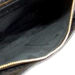 Pre Owned حقيبة كتف بالنسيياغا جاينت هيب جلد خروف أسود 