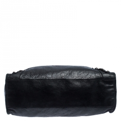 Pre Owned Balenciaga Black Leather Classic City Tote