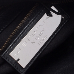 Pre Owned Balenciaga Black Leather Classic City Tote