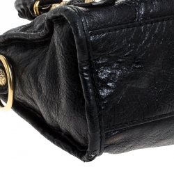 Pre Owned  Balenciaga Black Leather Mini Classic Edge City Bag